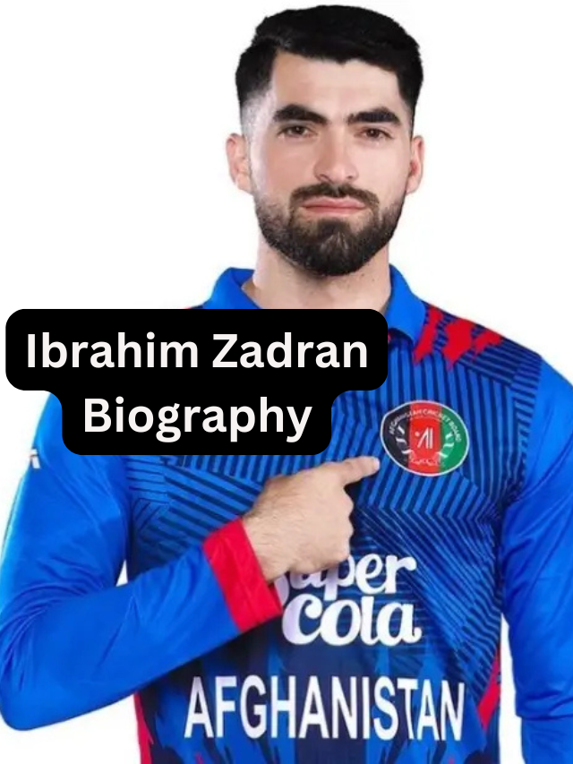 Ibrahim Zadran Biography: From Refugee Camp to Cricket Hero  Cricket Journey