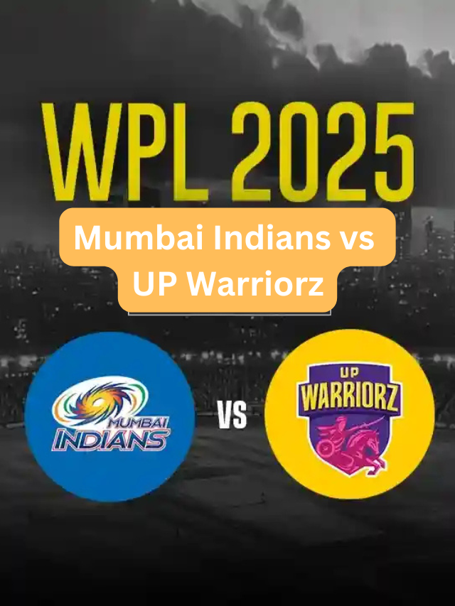 Mumbai Indians vs UP Warriorz: WPL 2025 Clash | Web Story