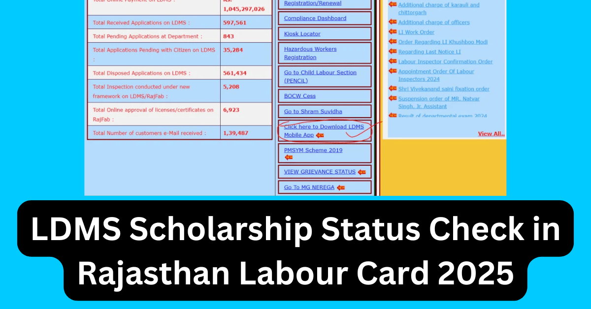 LDMS Scholarship Status
